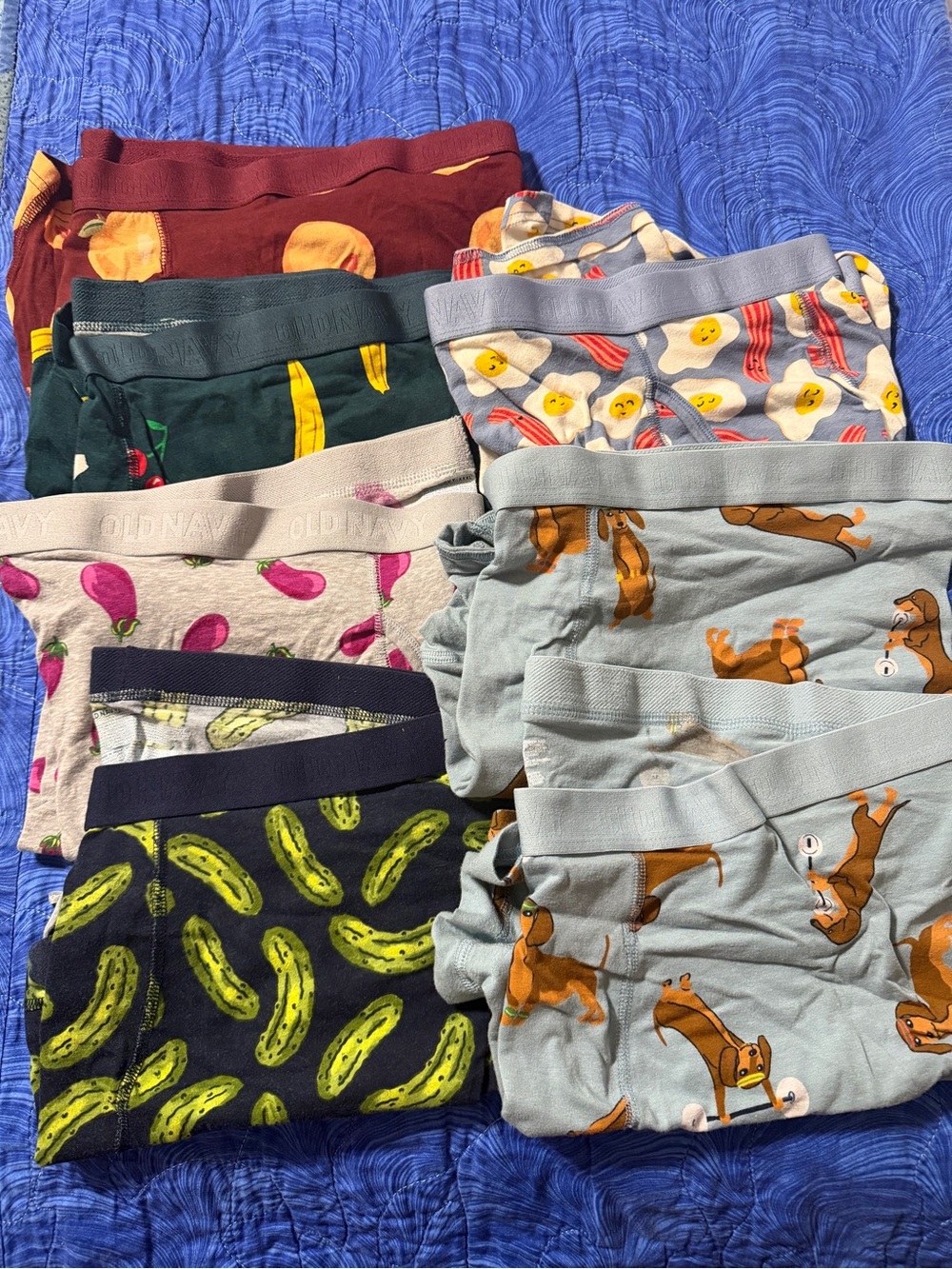 Old Navy Men’s ' Assorted Patterned Boxer Briefs